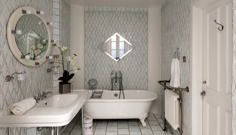 Charming Bathroom with Claw Footed Tub