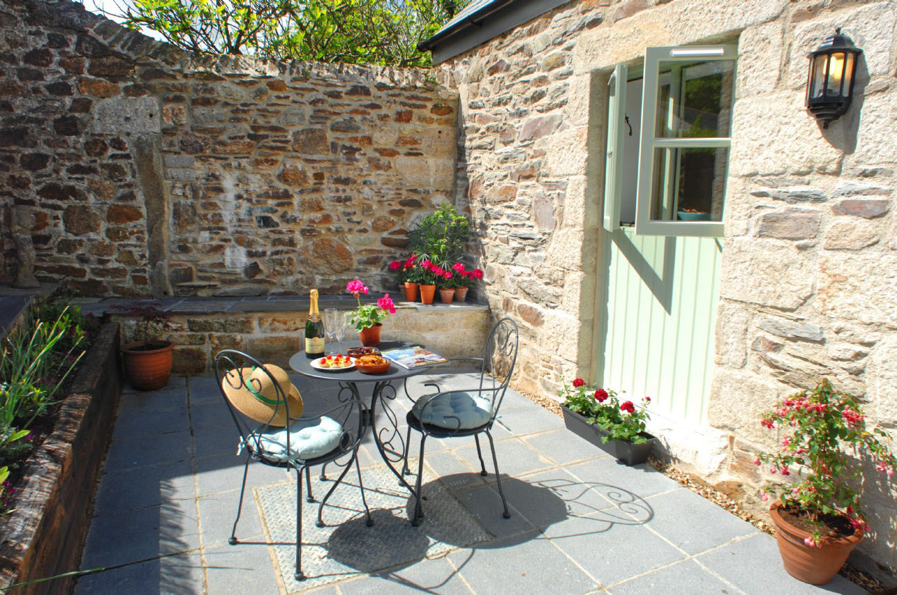 Picturesque Patio of a Country House