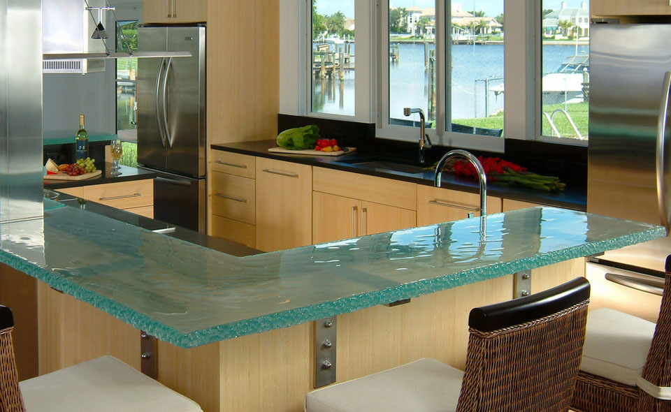 Glass Kitchen Countertops By Thinkglass Idesignarch Interior