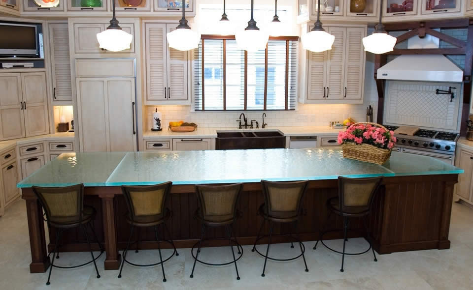 Glass Kitchen Countertops By Thinkglass Idesignarch Interior