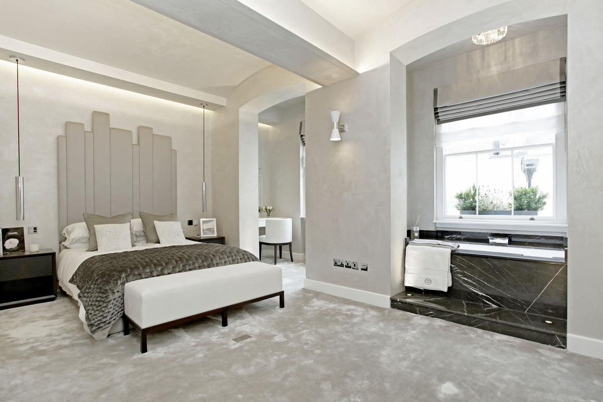 Luxury Modern London Home Bedroom