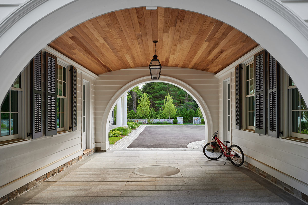 Arched Porte Cochere
