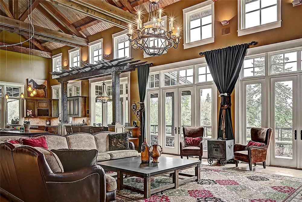 Living Room with Clerestory Windows