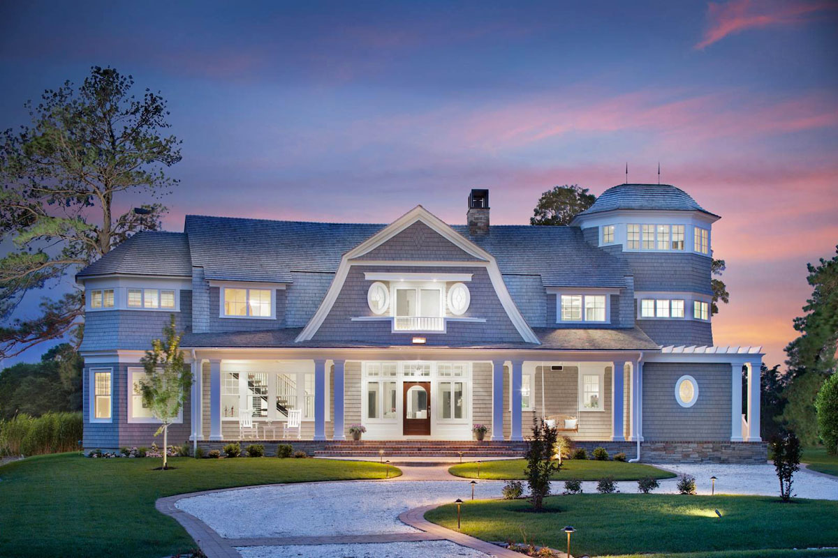 Gambrel Roof and Turret