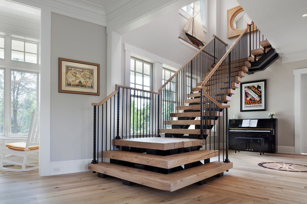 Modern Floating Staircase