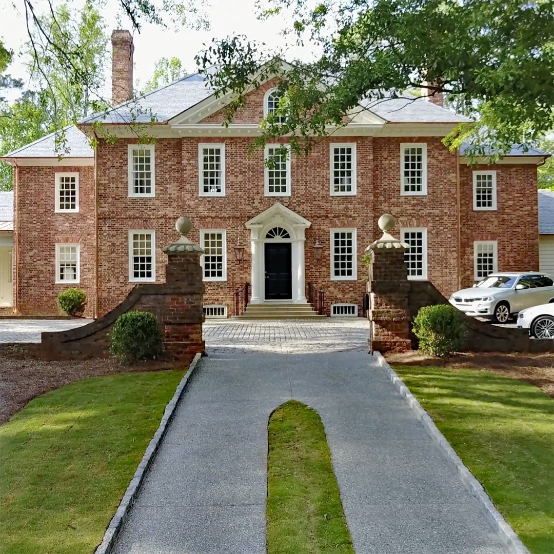Historic Traditional Red Brick Mansion