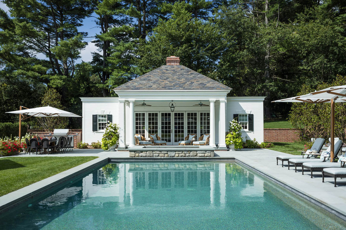 Classic Backyard Poolhouse