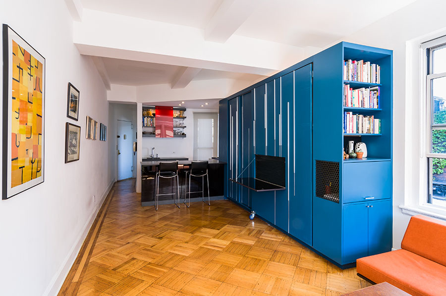 Tiny Unfolding Studio Apartment In Manhattan Idesignarch Interior