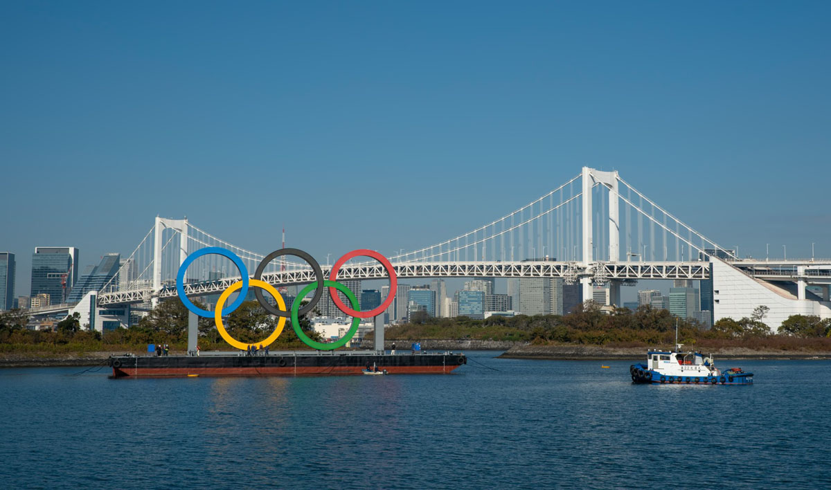 Rainbow Bridge Olympic Rings