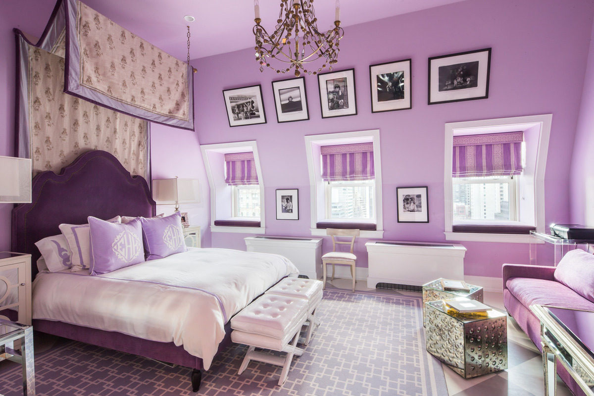 Purple Bedroom Design