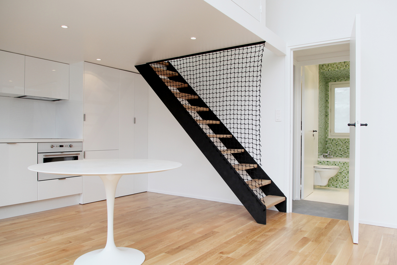 Studio Loft Apartment in Paris with Two Symmetrical