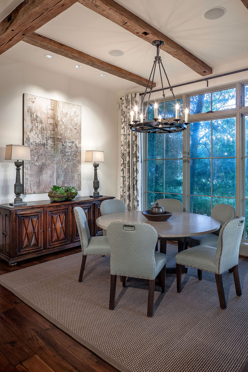 A Traditional Dream Home in Houston with Rustic Flavor | iDesignArch