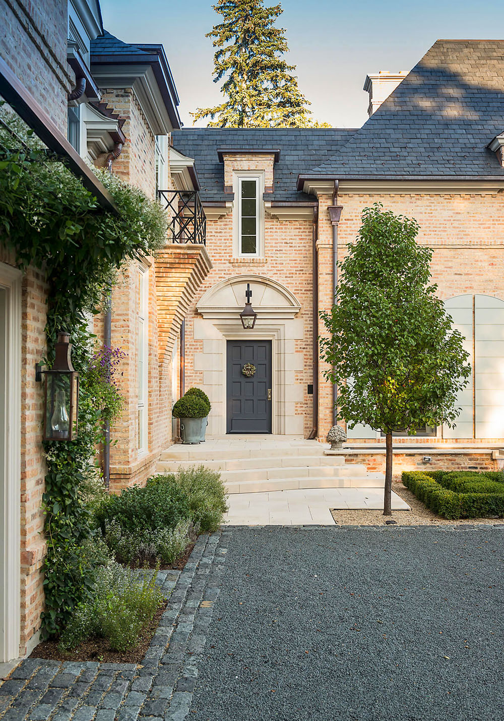 Elegant Brick Luxury Home with Classic Traditional Architecture