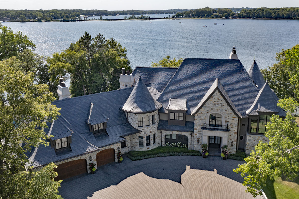 Lakeside Stone Mansion