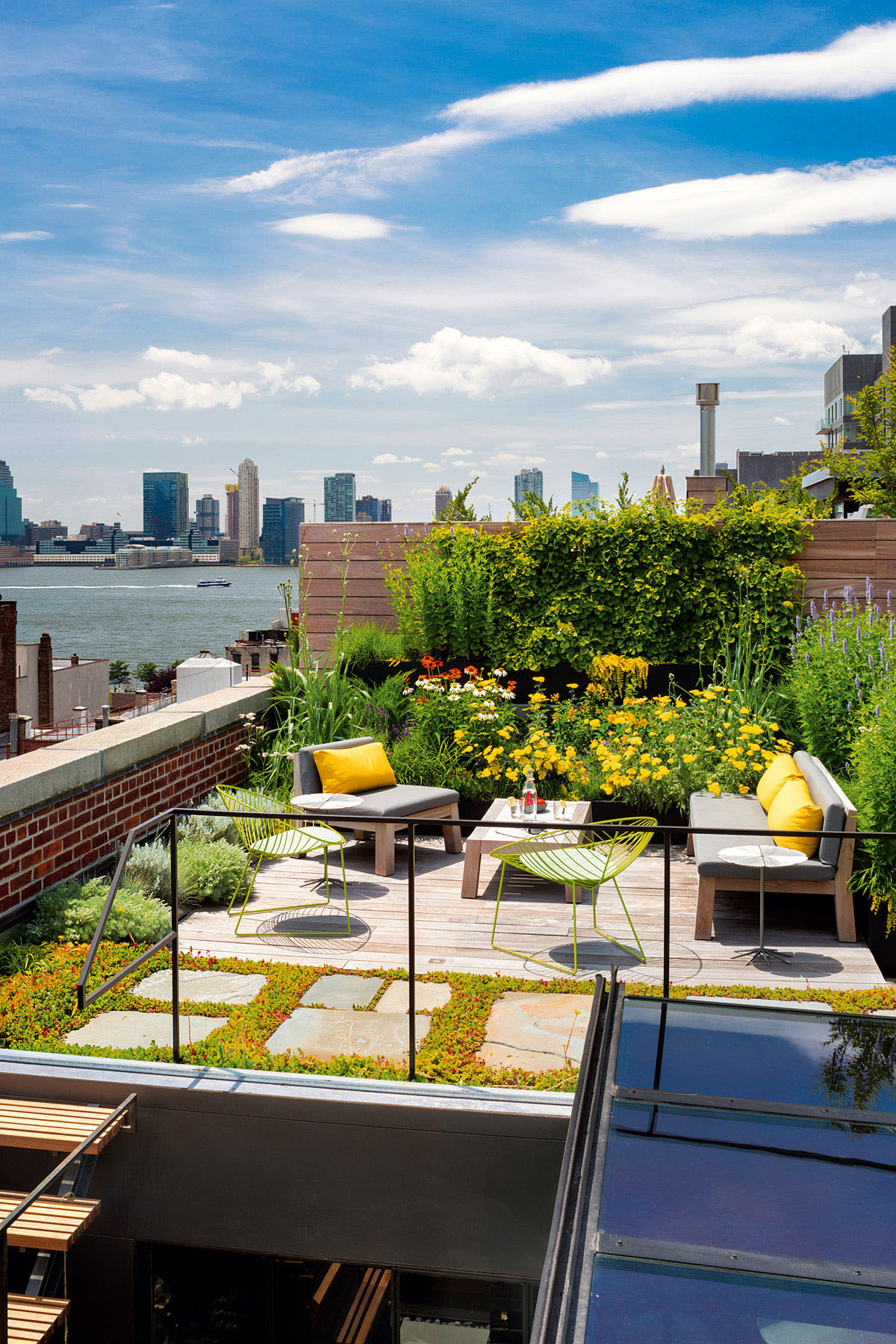 New York City Apartment Roof Garden