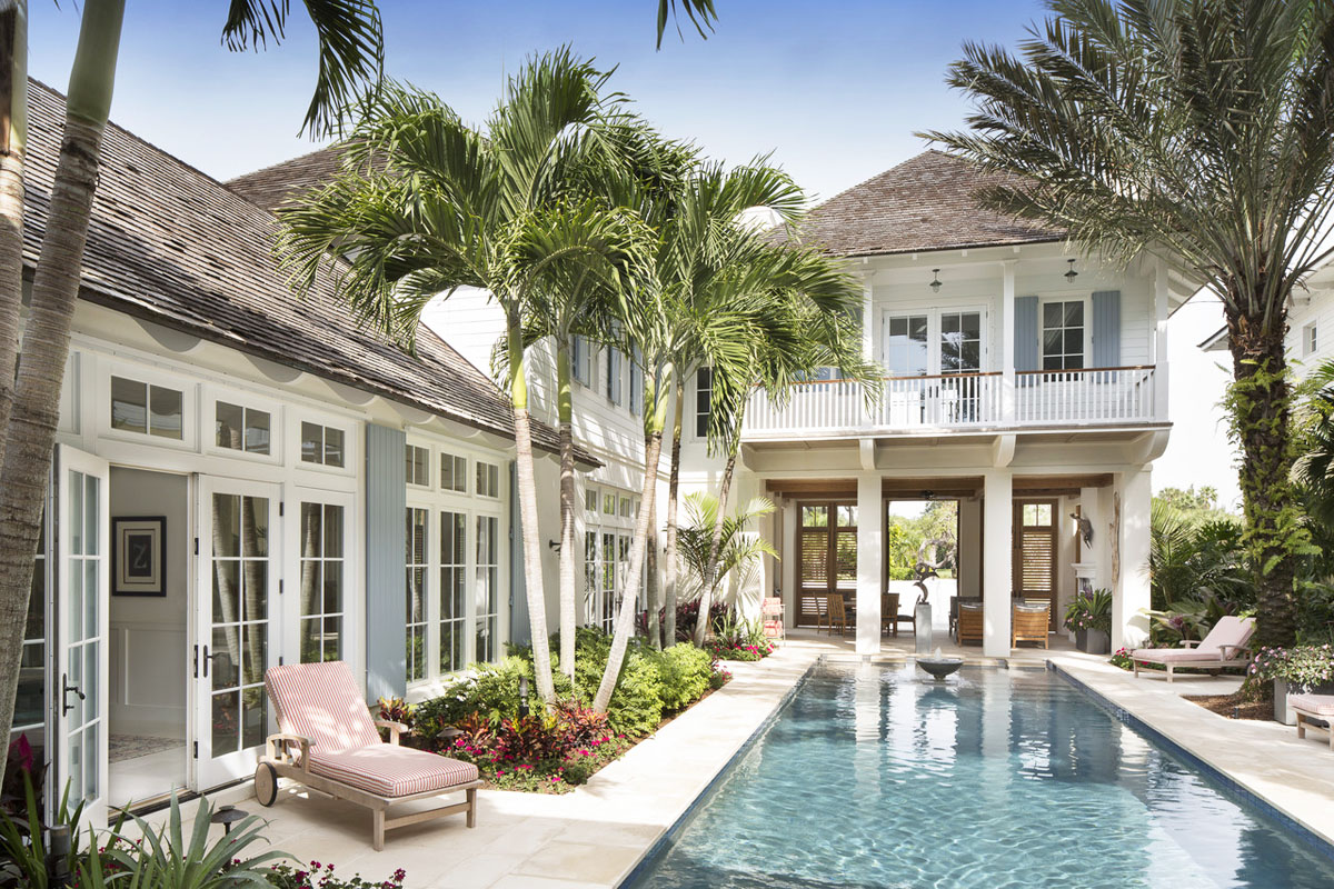 House In Florida With Courtyard Pool