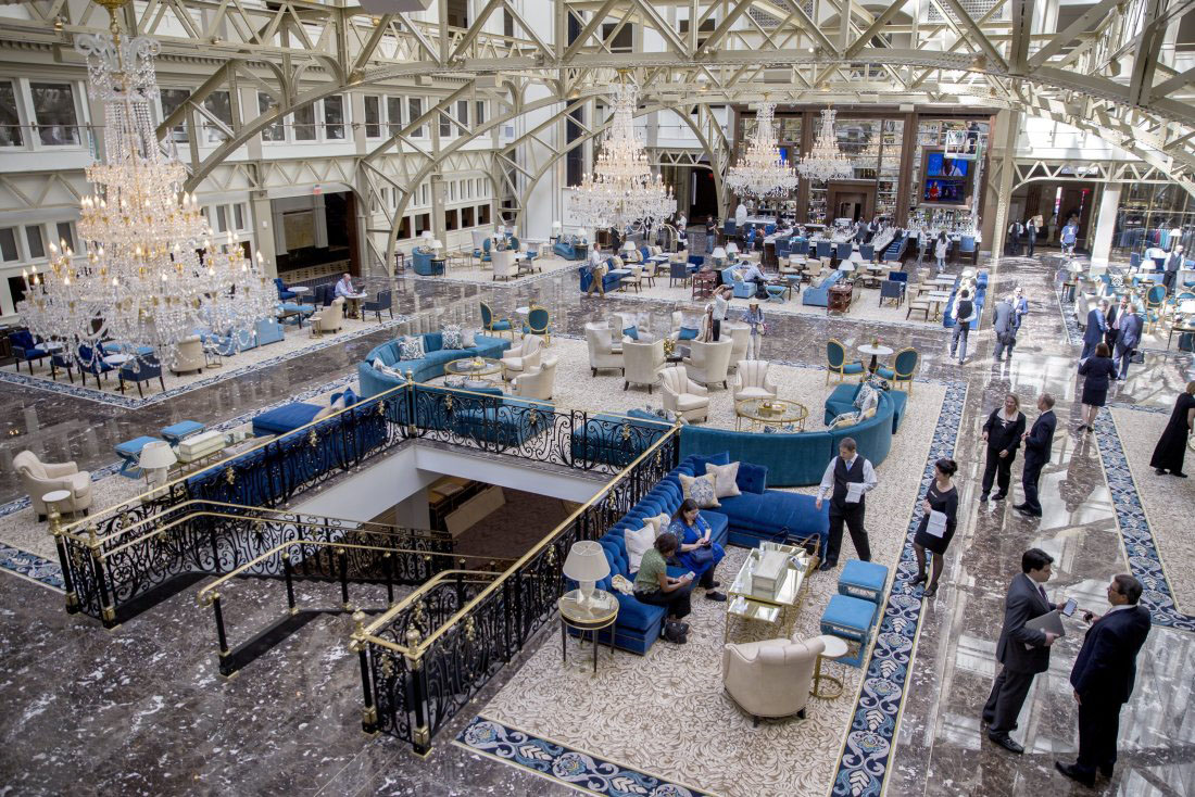 Inside Grand Lobby Trump International Hotel Washington, D.C.