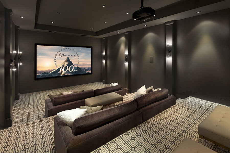 Modern Luxury Home Cinema