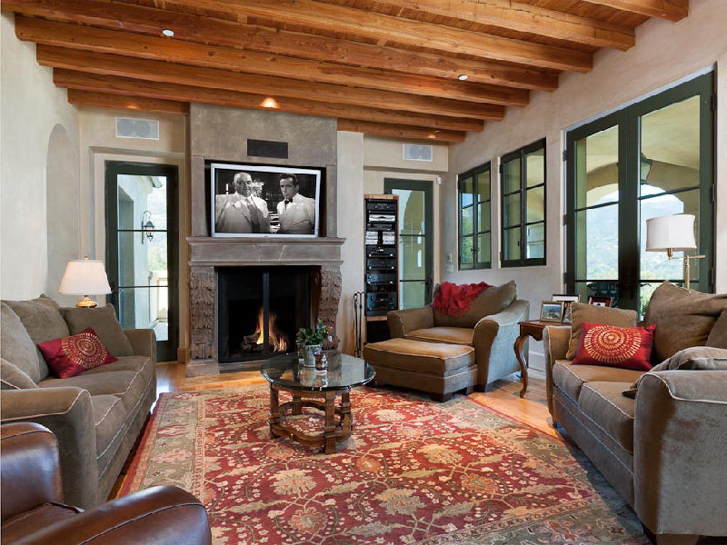 Tuscan Style Villa In Montecito Idesignarch Interior Design Architecture Interior Decorating Emagazine