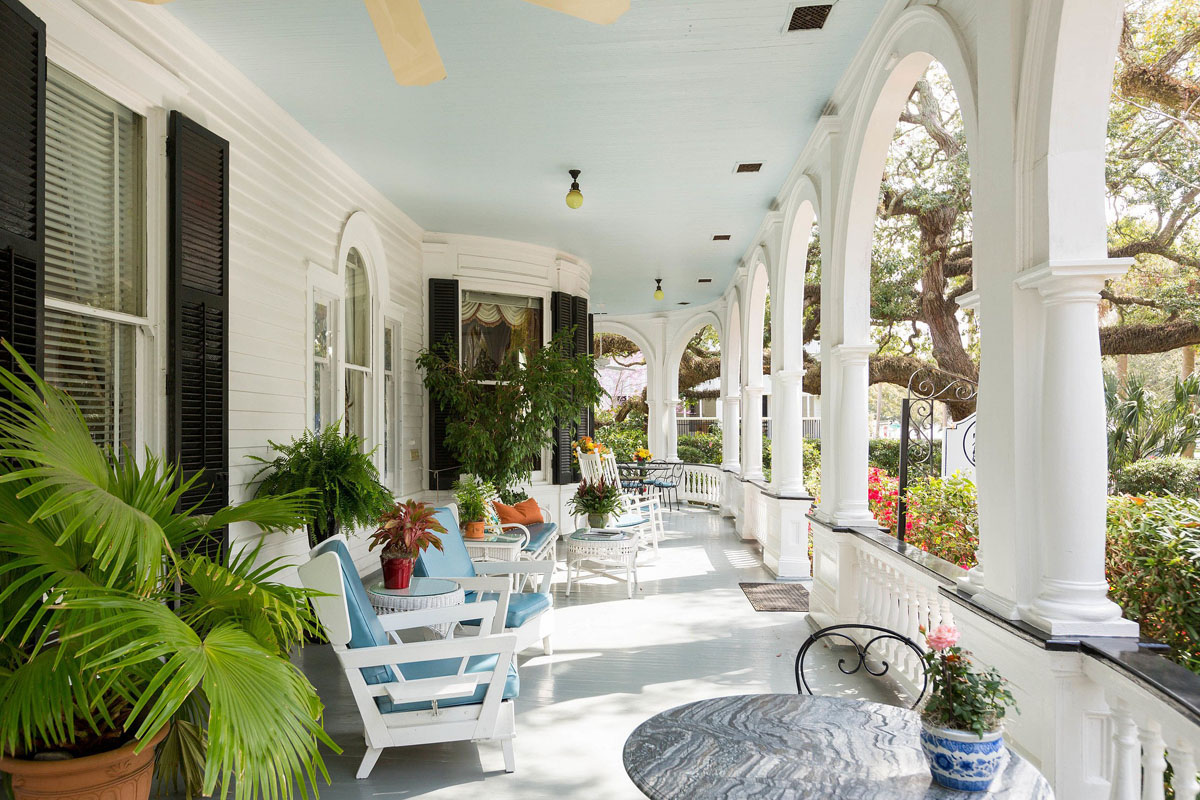 Victorian Era House Porch