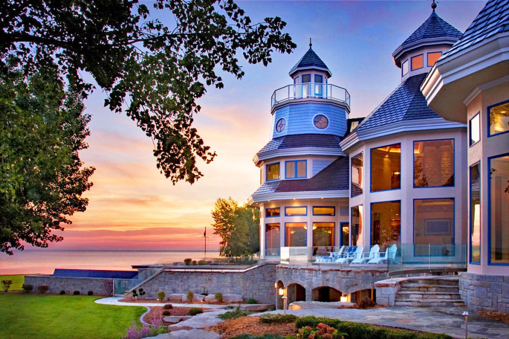 Stunning LighthouseInspired Home on the Edge of Lake Huron