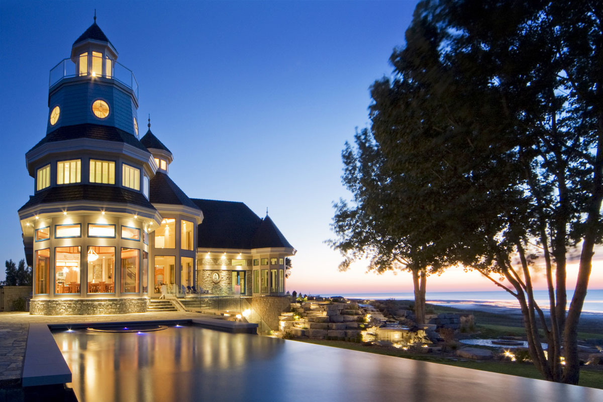 Lighthouse Luxury Home on Lake Huron