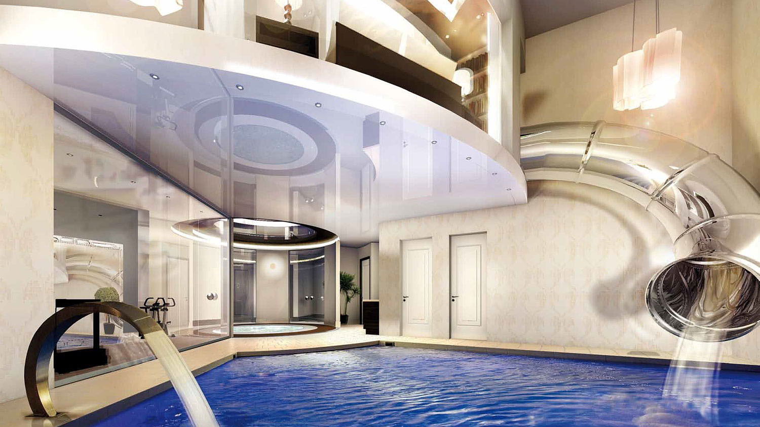 Modern Underground Swimming Pool