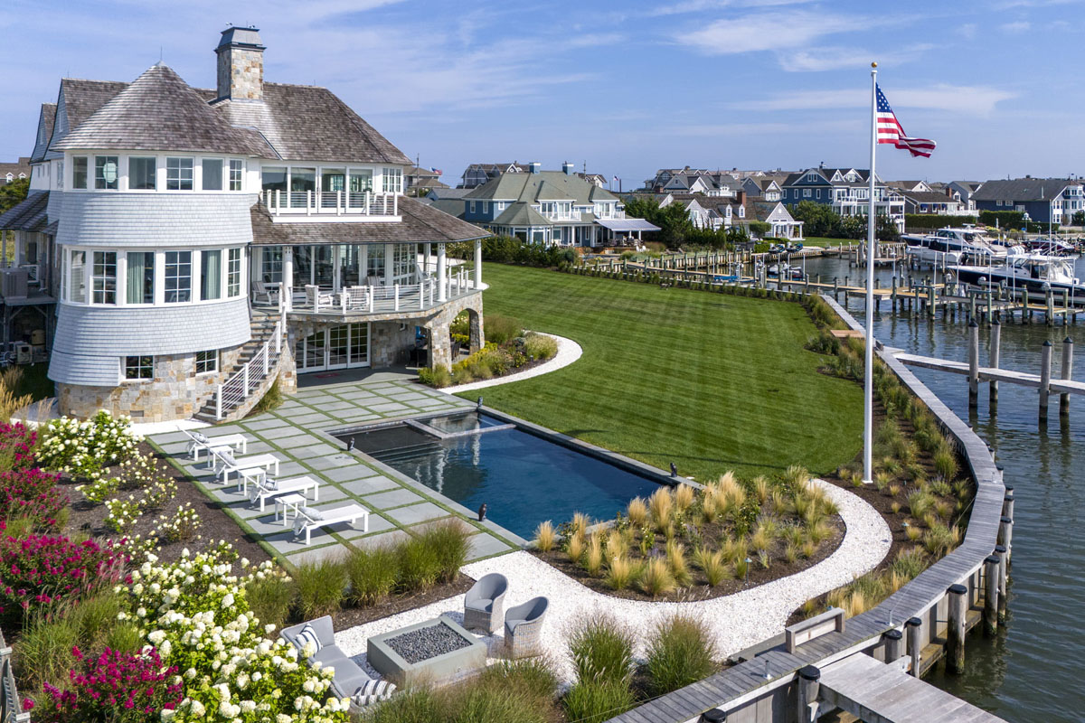 All-American Shingle-Style Waterfront Home with Pool