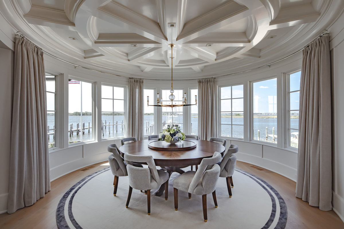 Nautical Compass Inspired Ceiling