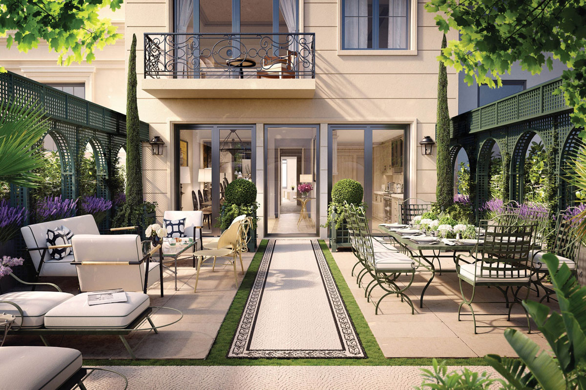 Elegant Courtyard Patio