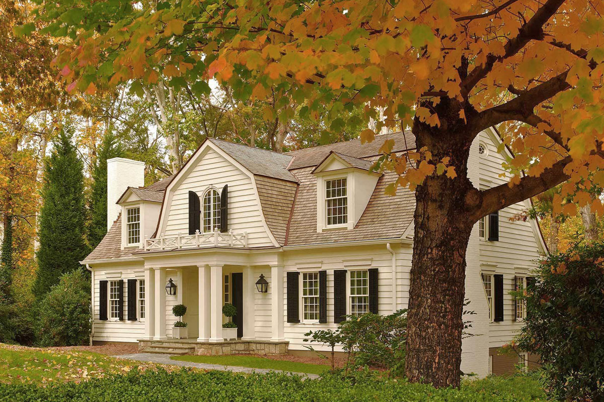 Cedar Shake Shingles and Gambrel Roof Cottage