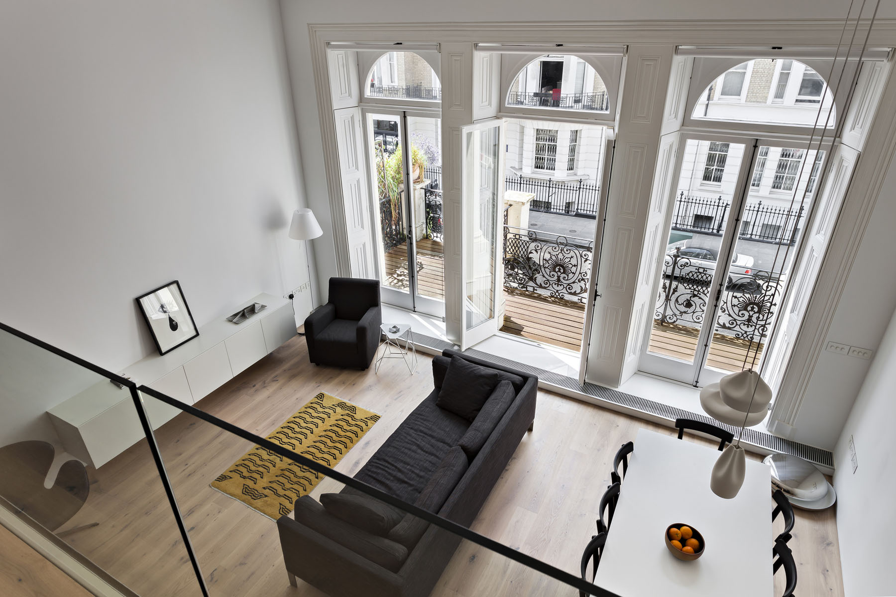 Modern London Apartment with French Windows