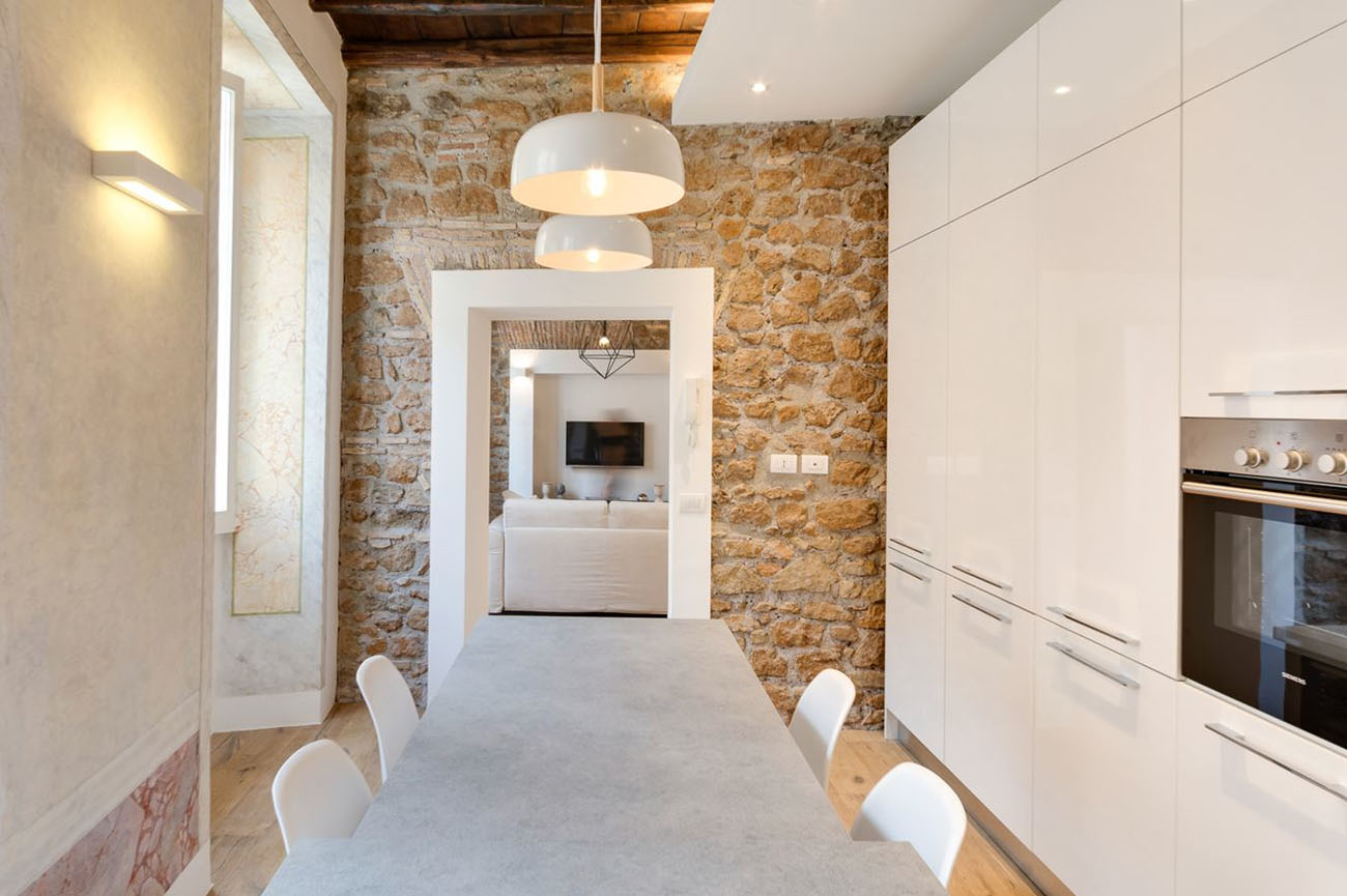 Charming Structures With Interior Stone Walls