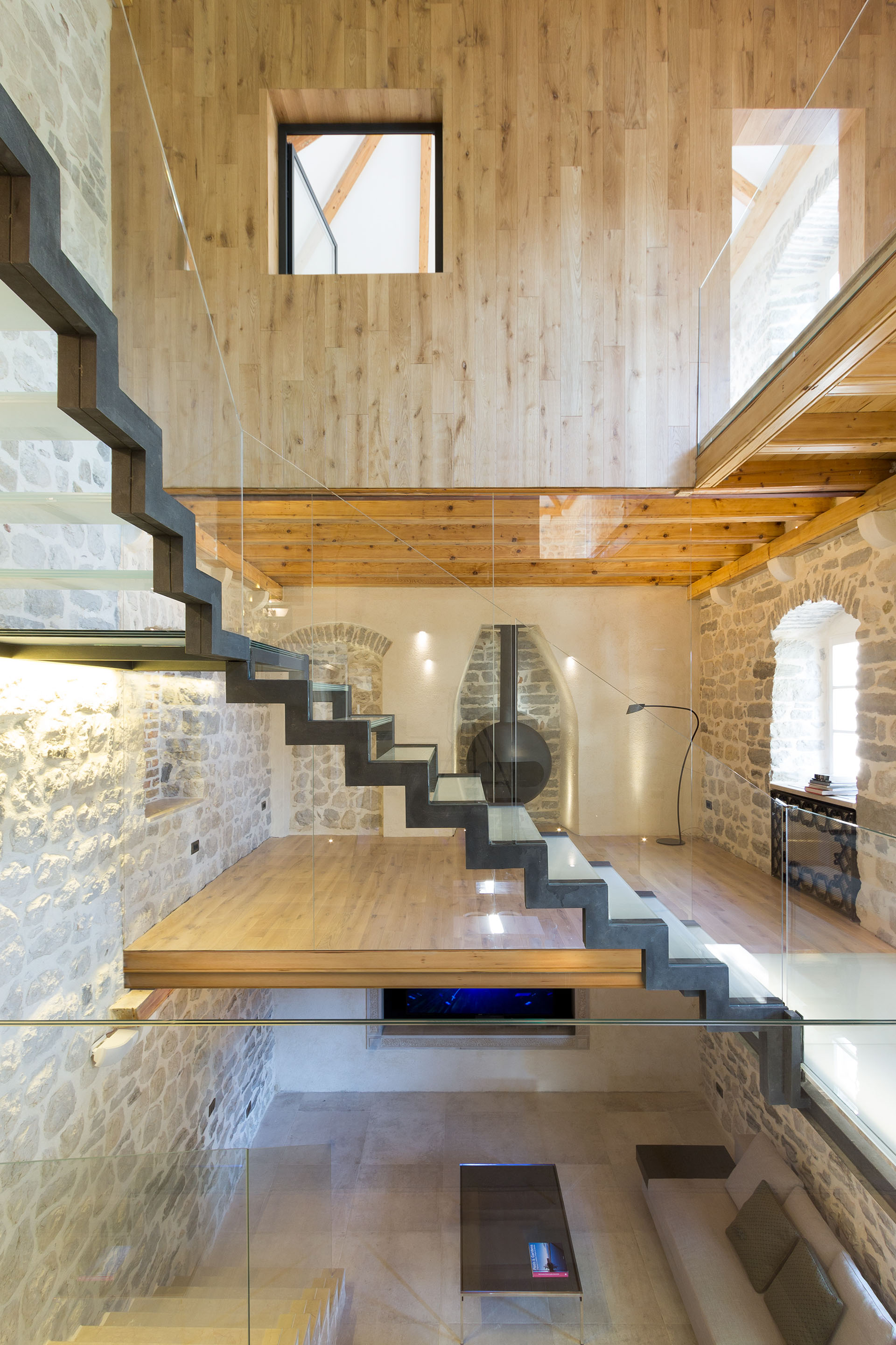 Modern Renovation Of A 19th Century Old Stone House In Montenegro