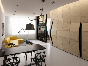 Smart Apartment with Movable Wall Structure