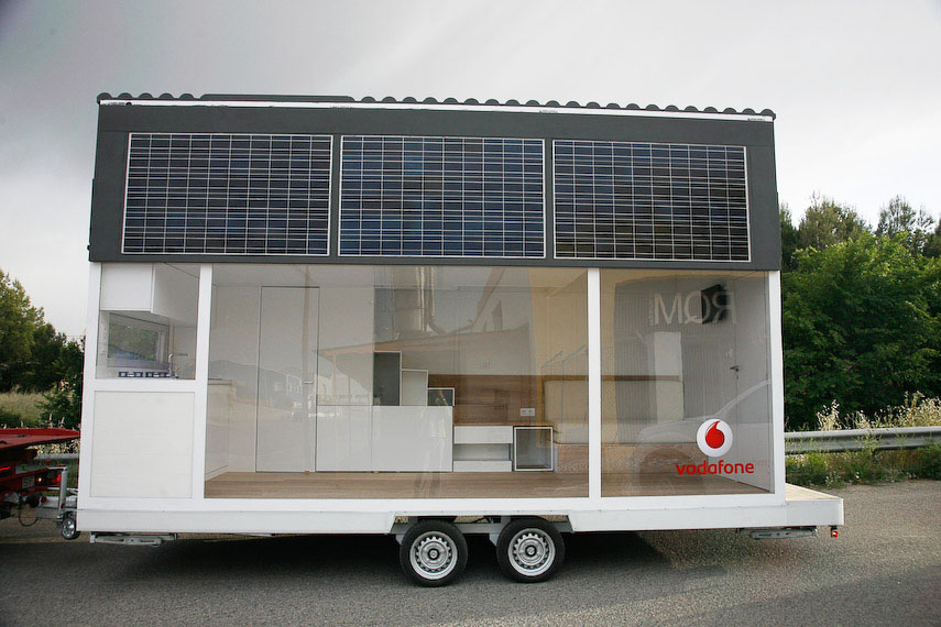 Solar Powered Vodafone Mobile Tiny House Idesignarch