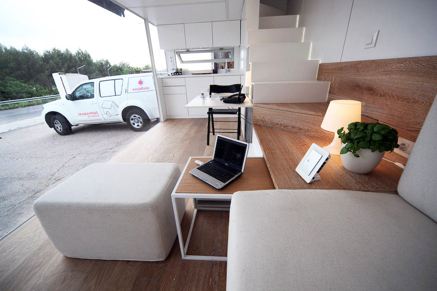 Solar Powered Vodafone Mobile Tiny House iDesignArch Solar Powered Vodafone Mobile Tiny House iDesignArch