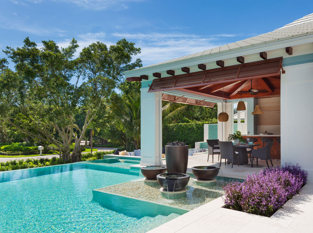 Covered Terrace by the Pool