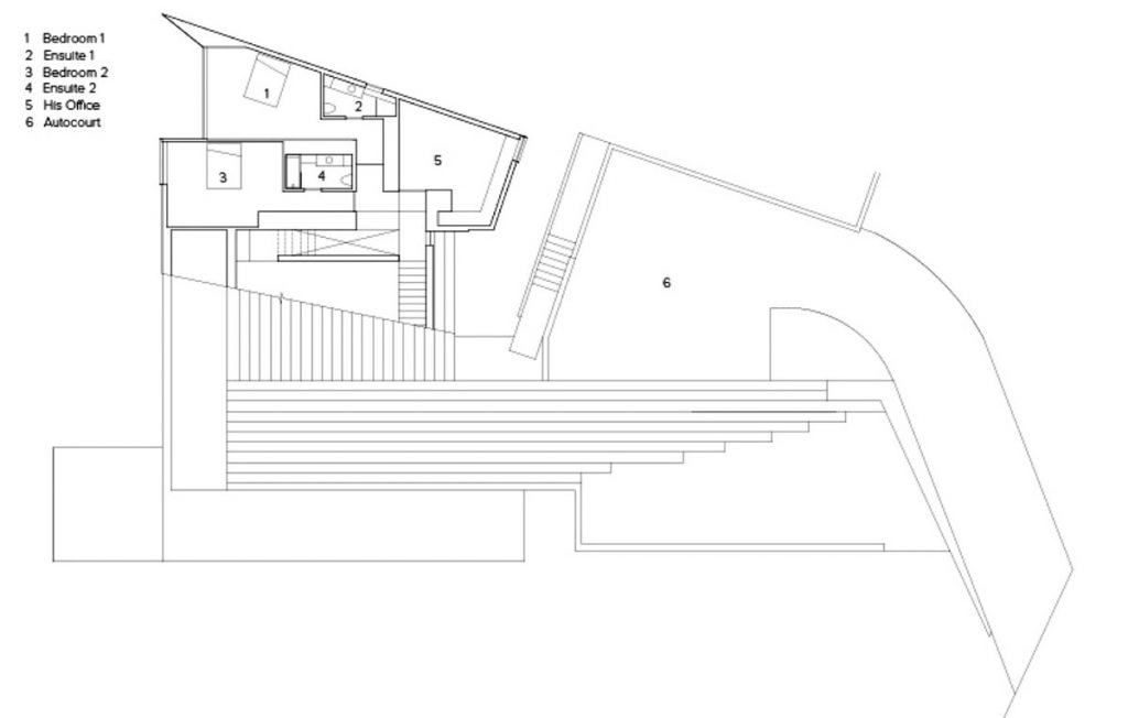 Minimalist Concrete House with Intimate Interior Spaces and Dramatic