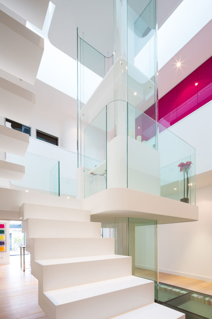 Futuristic Townhouse With Central Glass Axis iDesignArch Interior