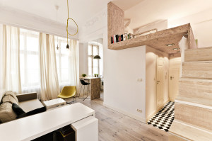 Small Studio Loft Apartment Design